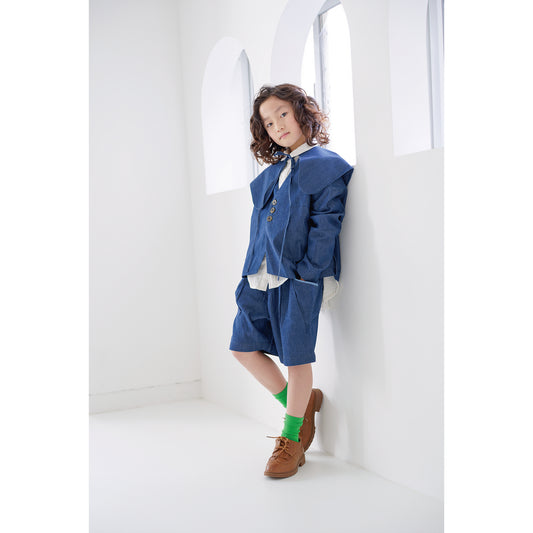 デニムジャケット(襟付き)