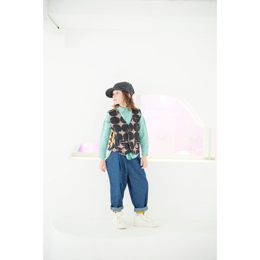 グレートポッケ型デニムロングパンツ