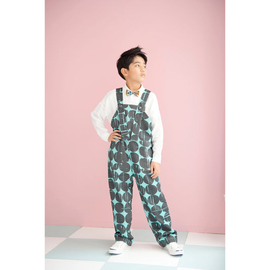 ヒビワレBig Dots サロペット